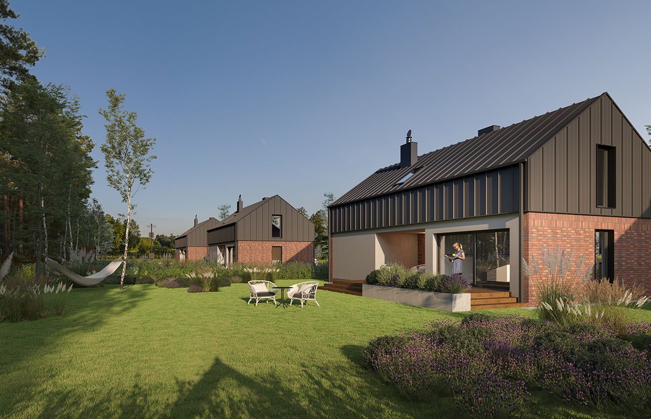 Nowy dom loftowy 130 m² Inowłódz – sprzedany